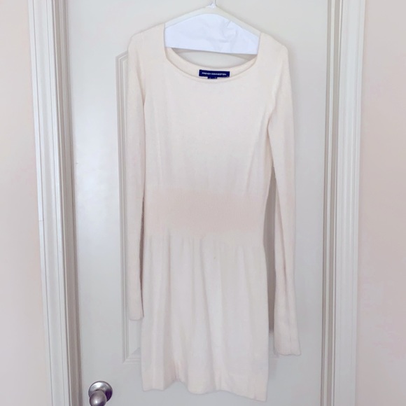 French Connection Dresses & Skirts - French connection cream sweater dress